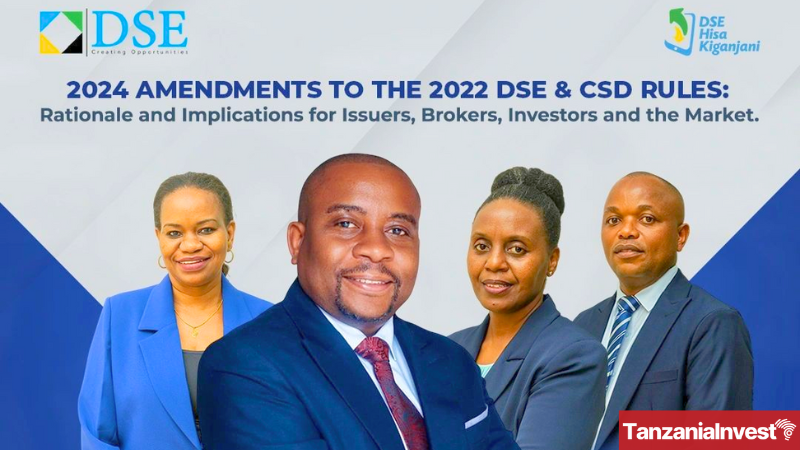 Tanzania DSE Dar es Salaam Stock Exchange Amendments Rules 2025