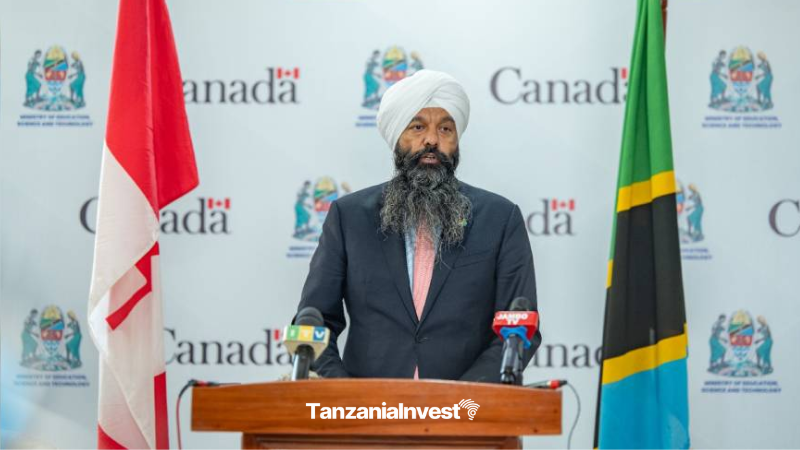 Canada Secretary of State for International Development Randeep Sarai Tanzania