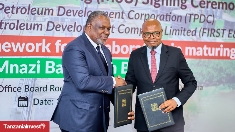 Tanzania Mnazi Bay TPDC FIRST E&P MOU