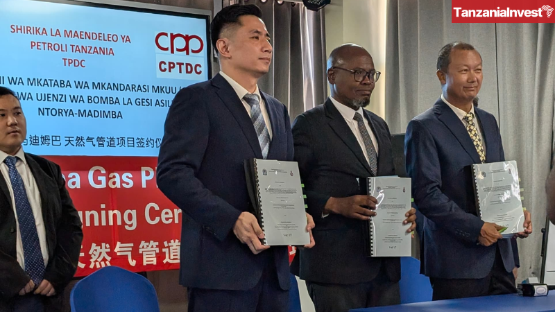 Tanzania Ntorya Madimba gas pipeline contract signing July 2025