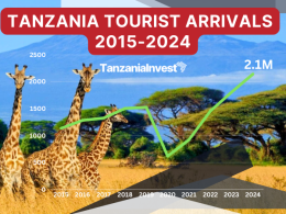 Tanzania International Tourist Arrivals 2015-2024